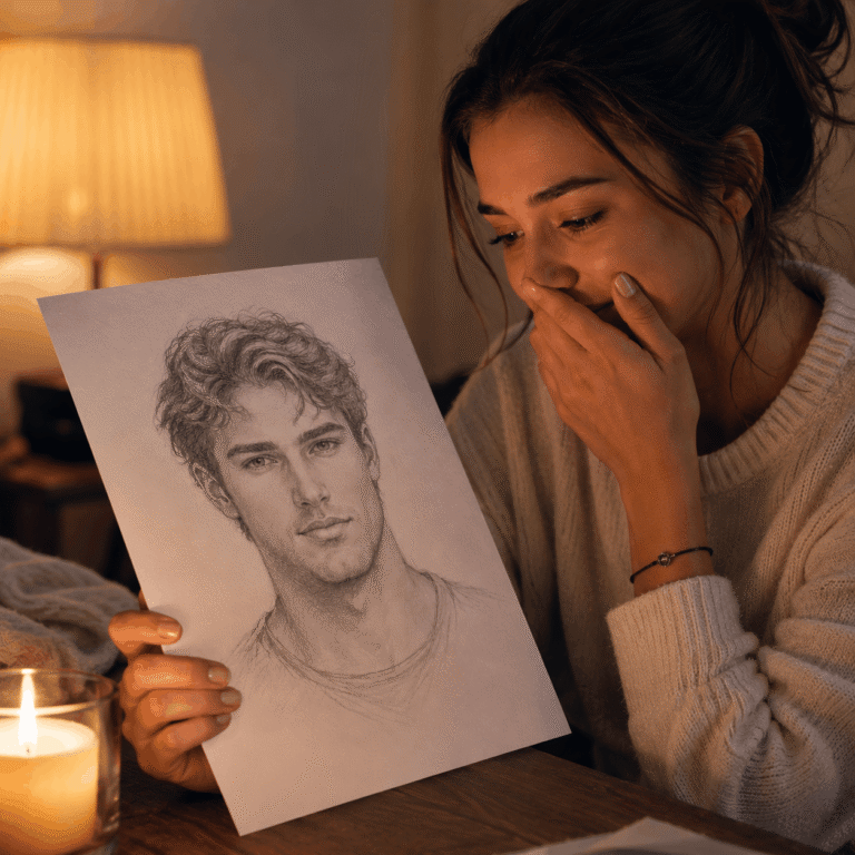 The Emotional Impact Of Seeing Your Soulmate Sketch